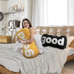 Headboard Pillow Plush for Bed Sitting Up