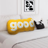 Headboard Pillow Plush for Bed Sitting Up