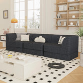 Customizable 3-Seat Modular Sofa