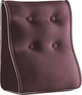 Combinable Ergonomic Bed Pillow Velvet-Chocolate