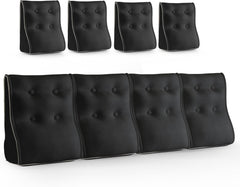 Combinable Ergonomic Bed Pillow Linen-Black