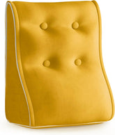 Combinable Ergonomic Bed Pillow Velvet-Yellow