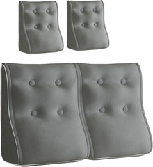 Combinable Ergonomic Bed Pillow Velvet-Gray