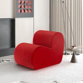 Heart Velvet Single Sofa