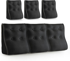 Combinable Ergonomic Bed Pillow Linen-Black