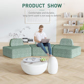 Modular Curved Sectional Sofa
