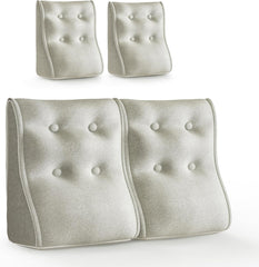 Combinable Ergonomic Bed Pillow Linen-Ivory