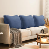 Headboard Reading Pillow: Bed Sitting Support Blue