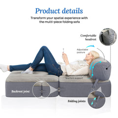 FlexiLounge Adjustable Sofa Bed, 30"