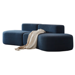 Velvet Single Sofa, Oversized Round Chair