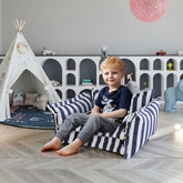 2 in 1 Foldable Kids Sofa Chair Couch Backrest Armchair Bed