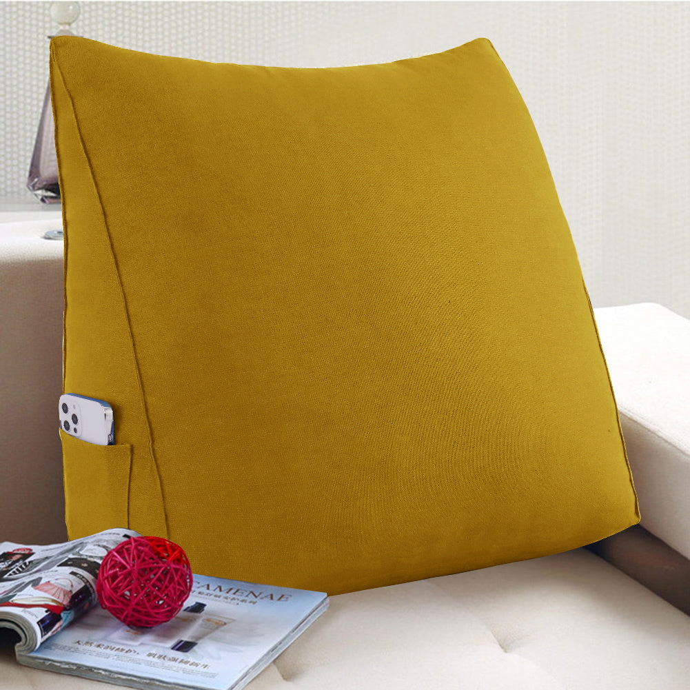 Triangular Bed Wedge Pillow Linen