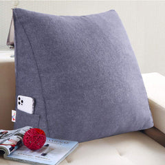 Triangular Bed Wedge Pillow Linen