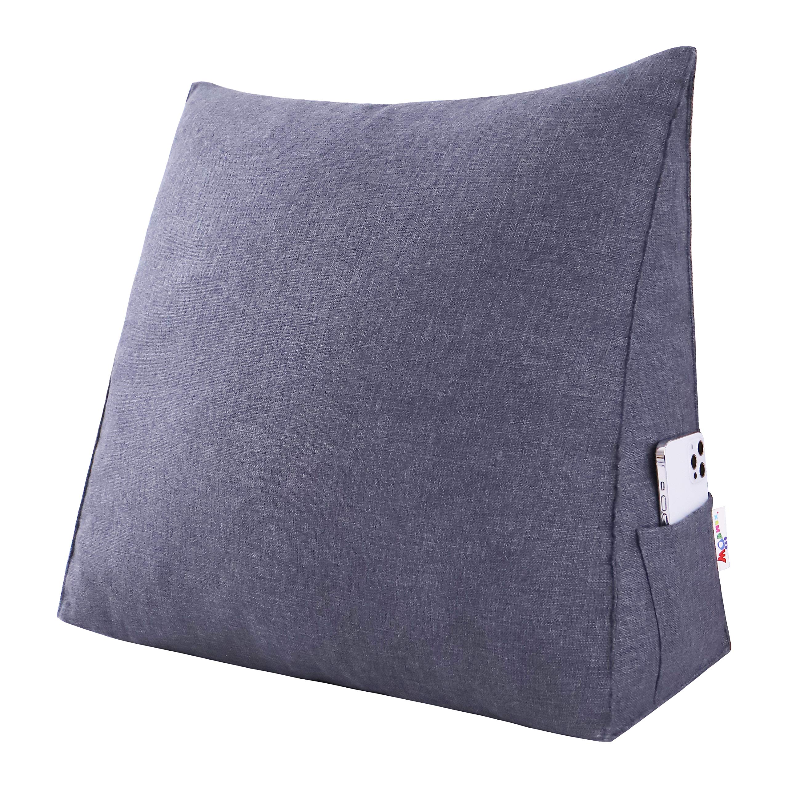 Triangular Bed Wedge Pillow Linen