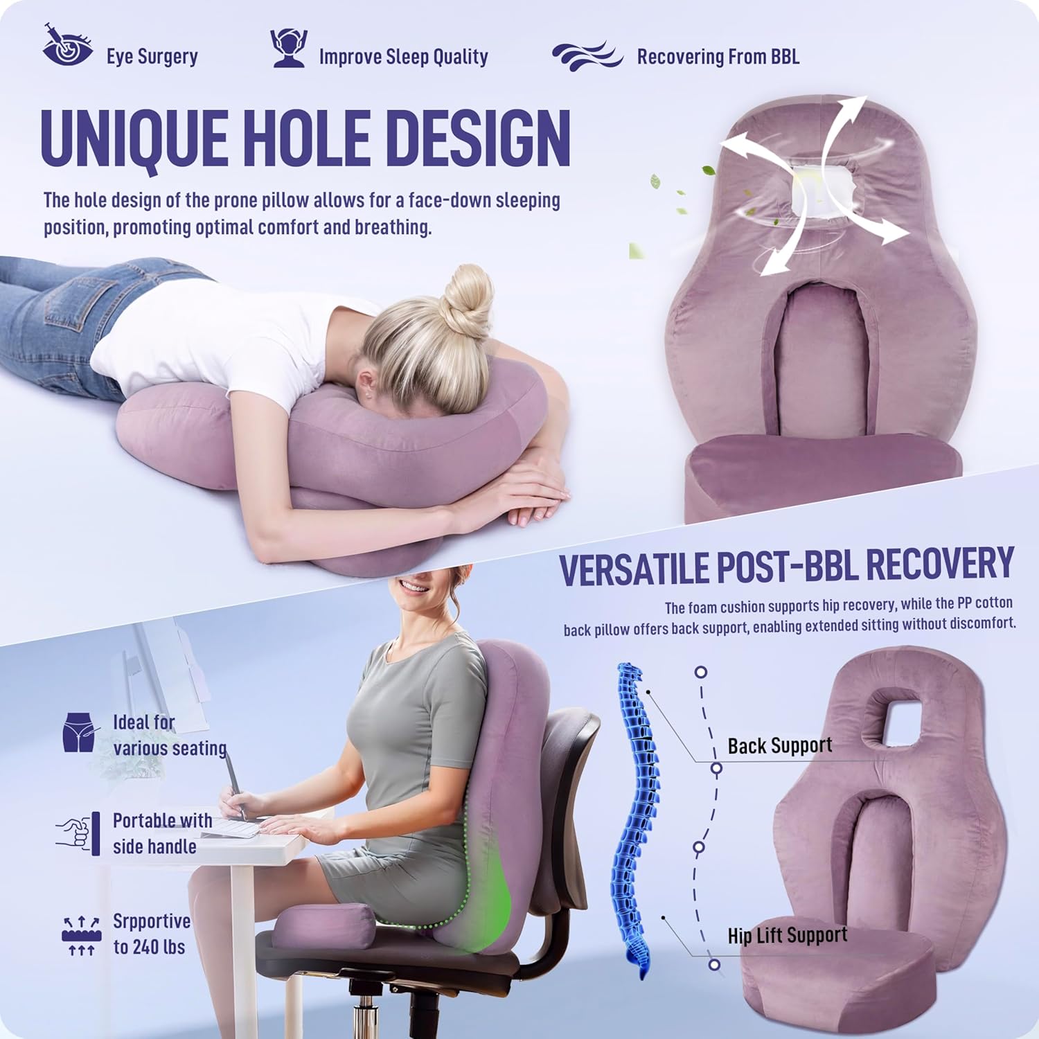 BBLPro Recovery Pillow Duo