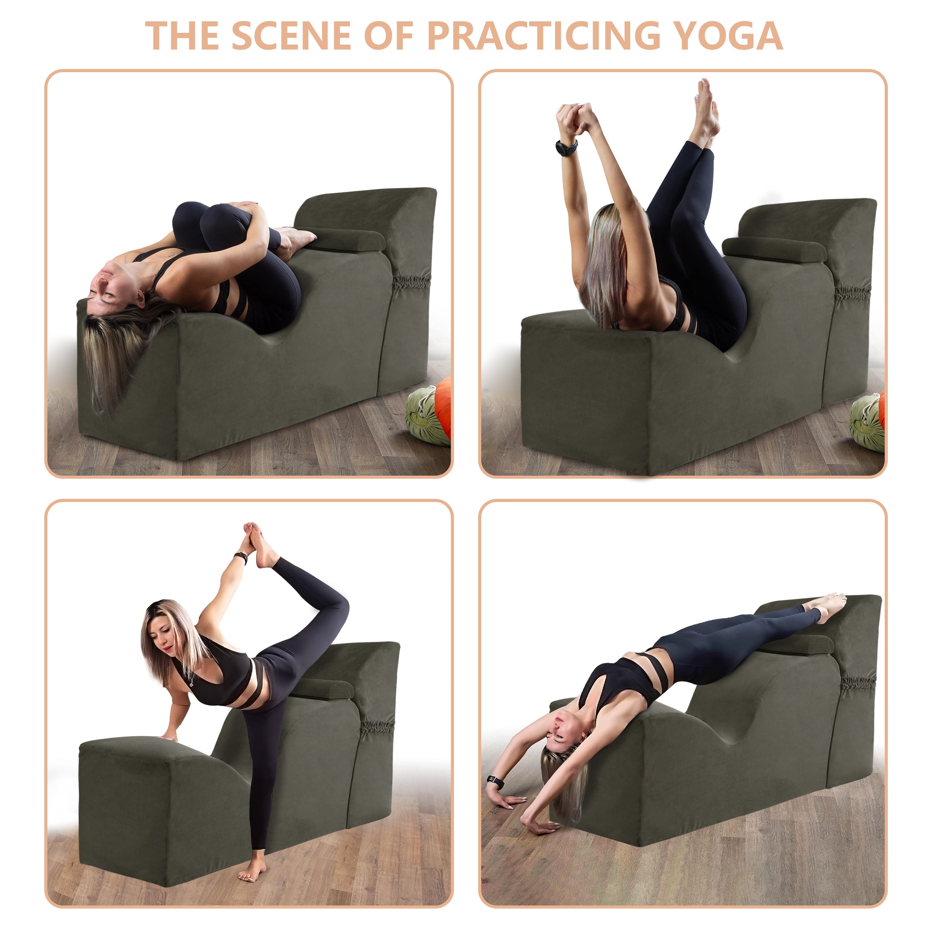 ZenFlex Dual-Purpose Yoga Chaise Lounge