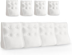 Combinable Ergonomic Bed Pillow Velvet-White