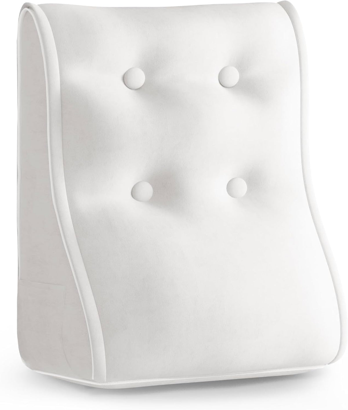Combinable Ergonomic Bed Pillow Velvet-White