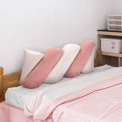 VelvetWave Blush Pillow