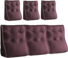 Combinable Ergonomic Bed Pillow Velvet-Chocolate