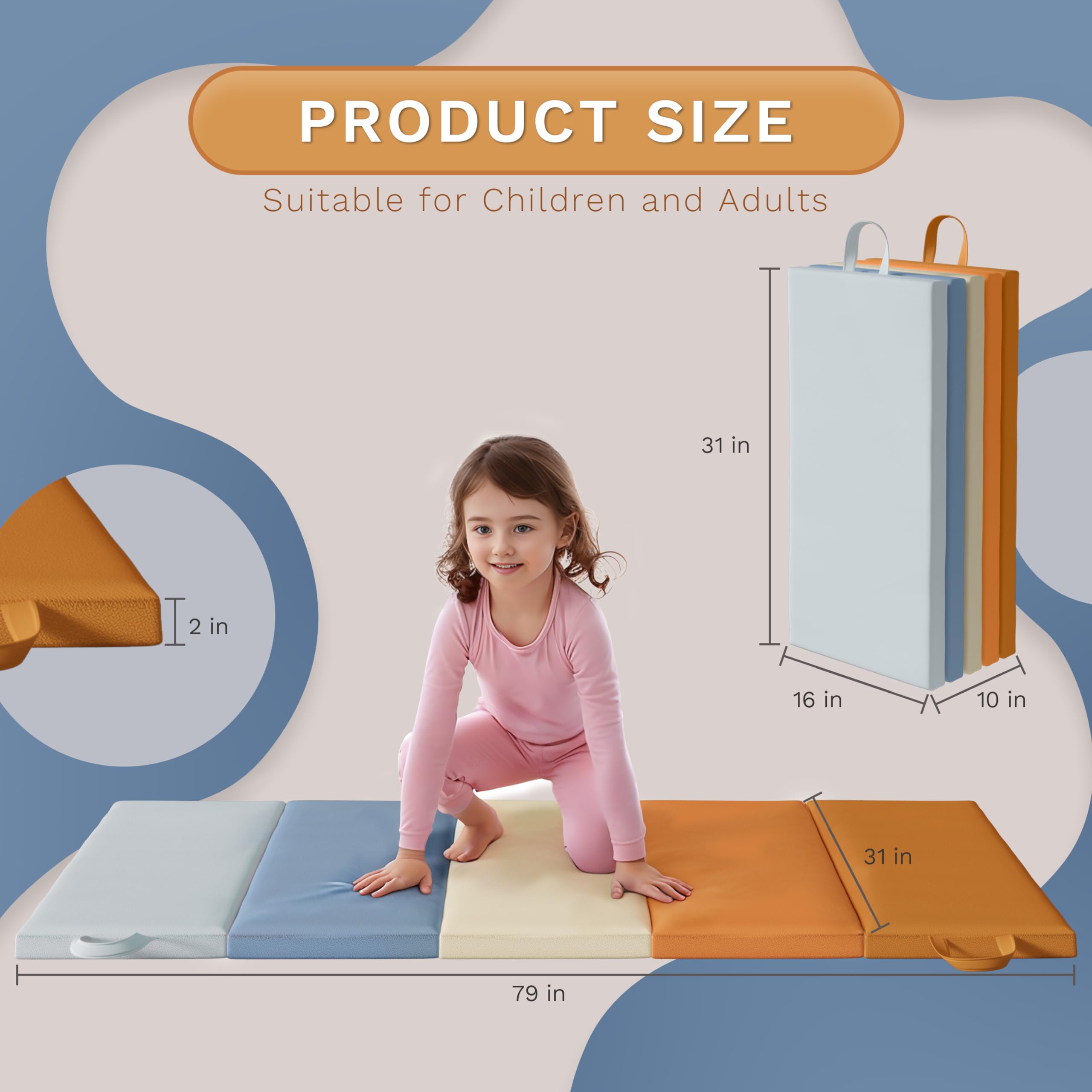 Foldable Tumbling Mat — Gymnastics Mat