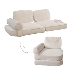 CozyNest 3-in-1 Convertible Floor Cushion