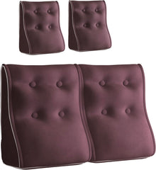 Combinable Ergonomic Bed Pillow Velvet-Chocolate
