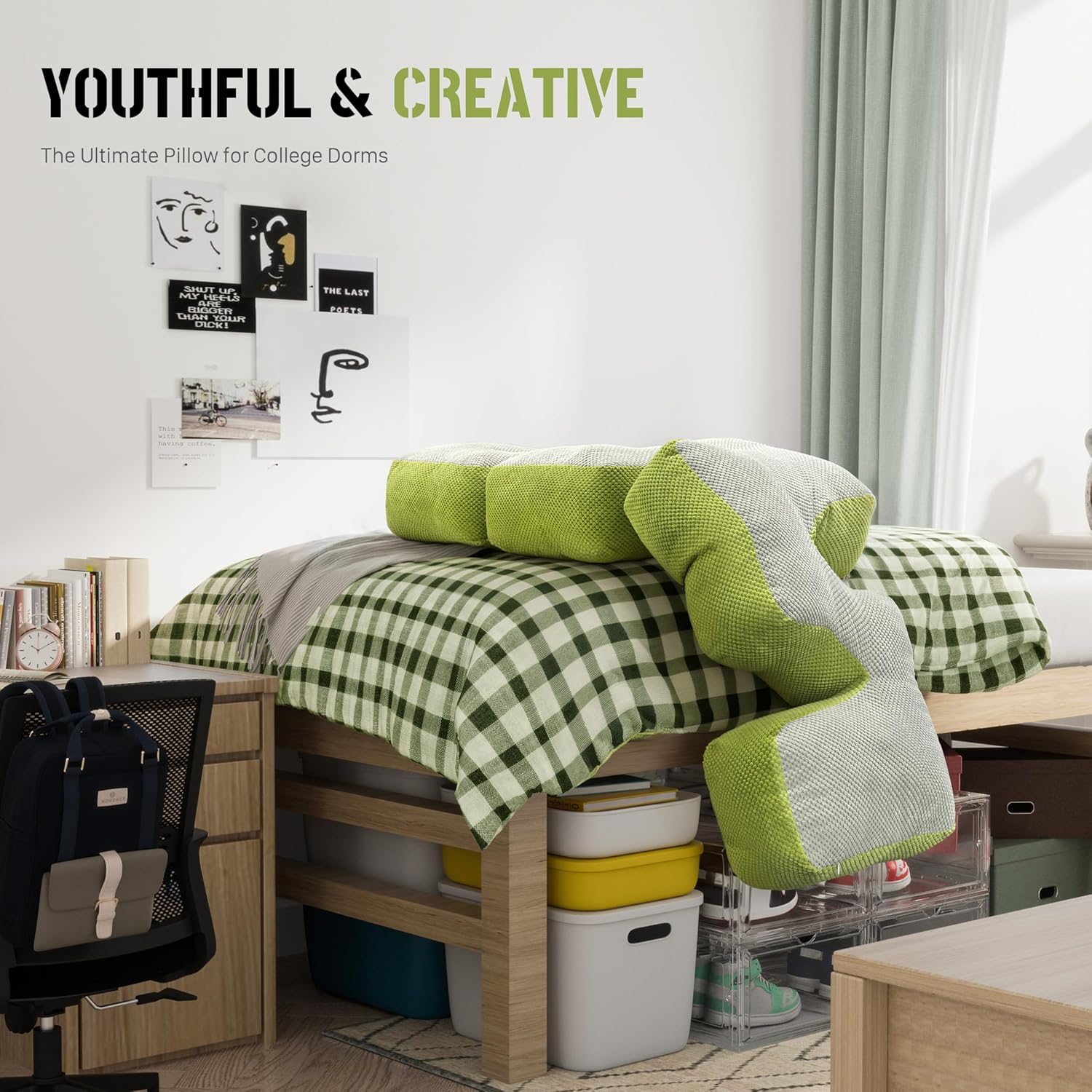 ComfySnake Stretch Headboard Pillow