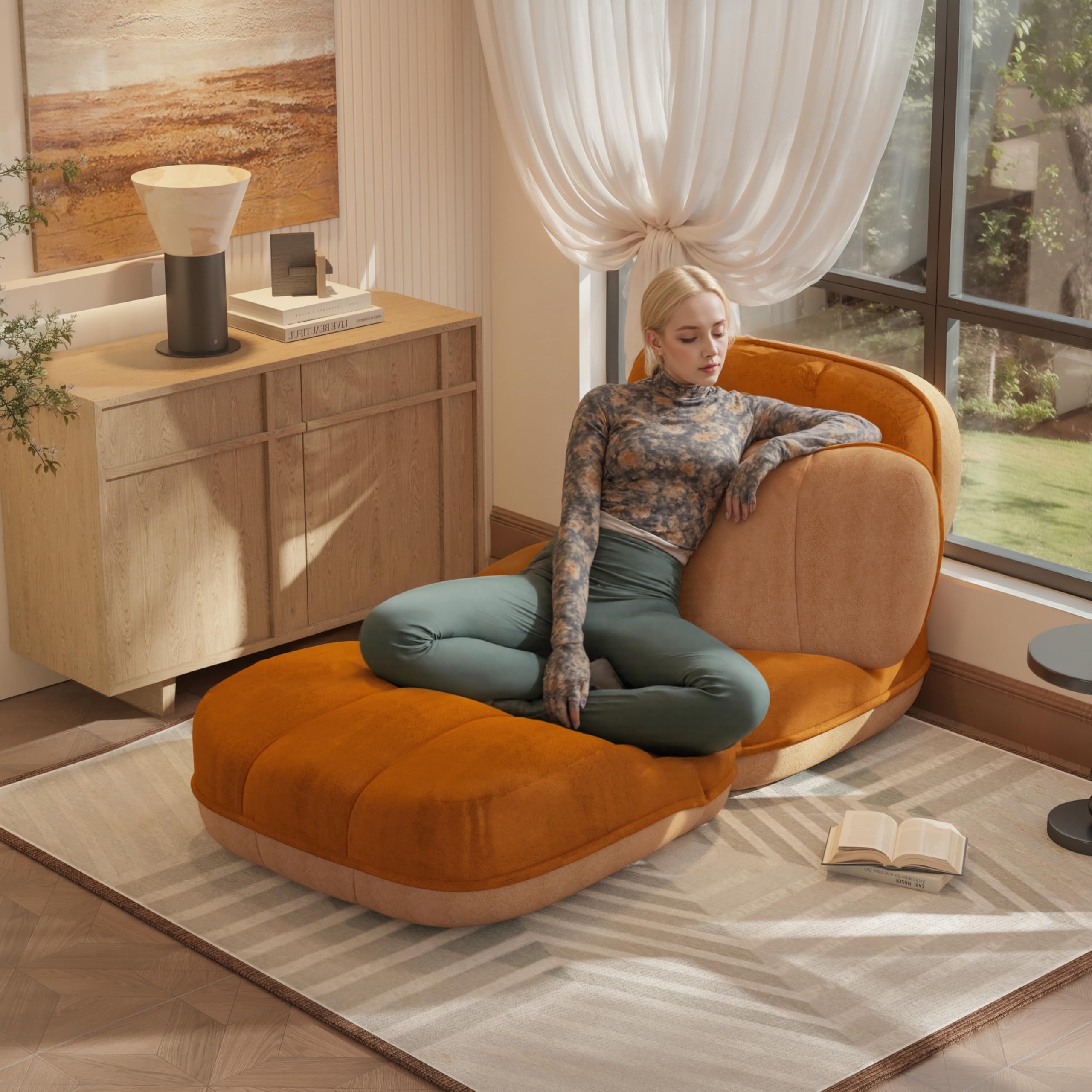 2-in-1 Reversible Floor Cloud Sofa