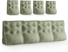 Combinable Ergonomic Bed Pillow Linen-Grass Green