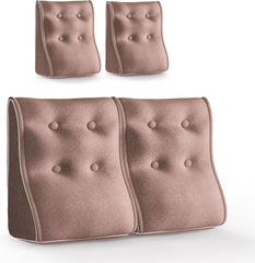 Combinable Ergonomic Bed Pillow Linen-Blush