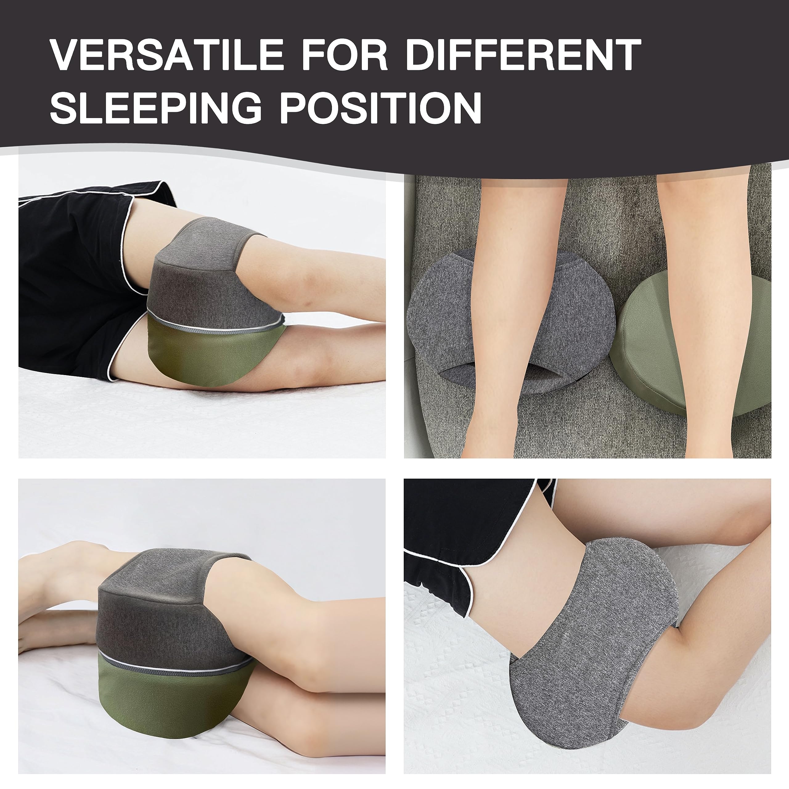 Memory Foam Leg&Knee Pillow for Side Sleepers