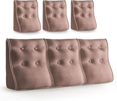 Combinable Ergonomic Bed Pillow Linen-Blush