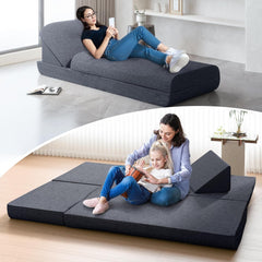 TriMode Queen Sleeper Sofa Bed,30"