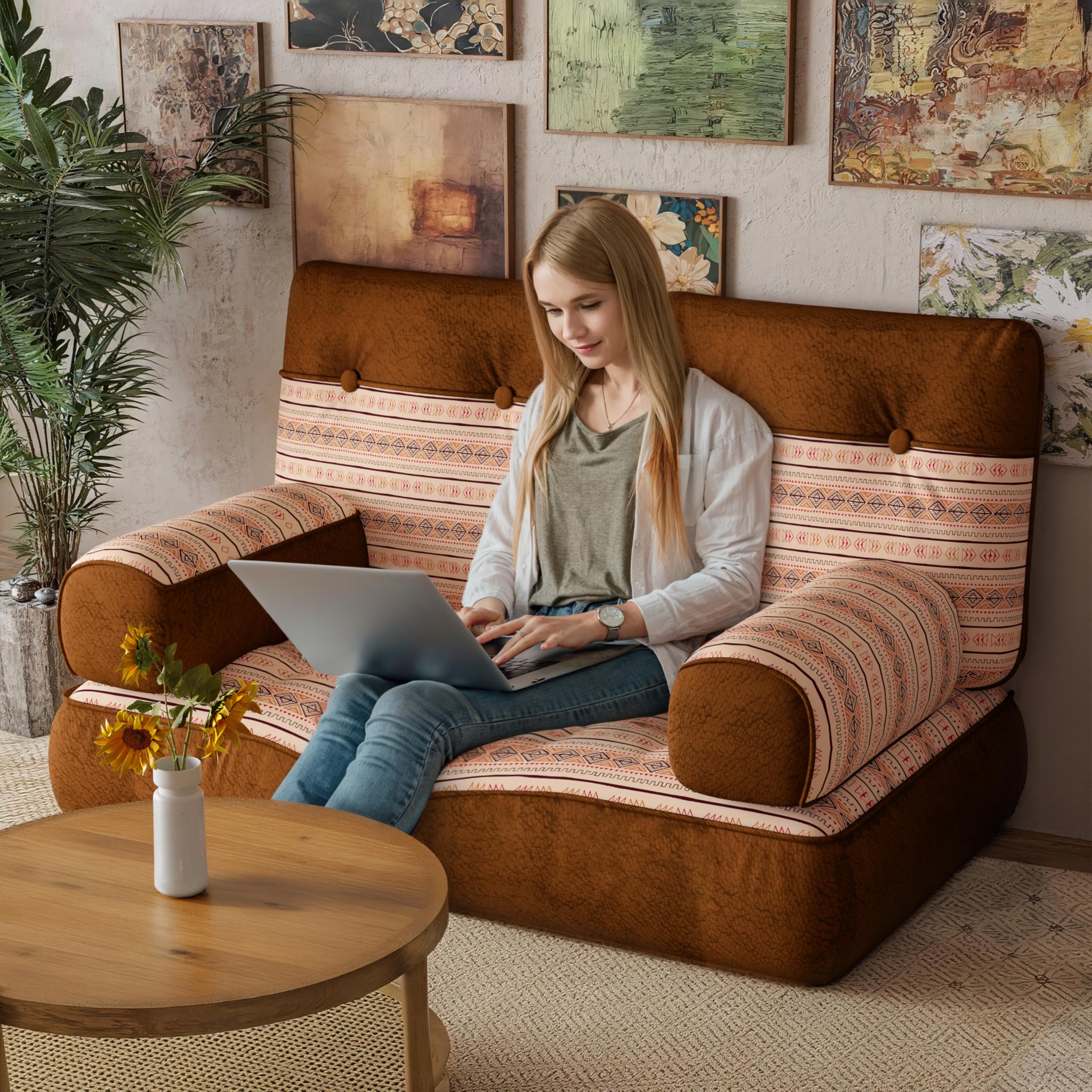 Bohemian Modular Floor Sofa Set