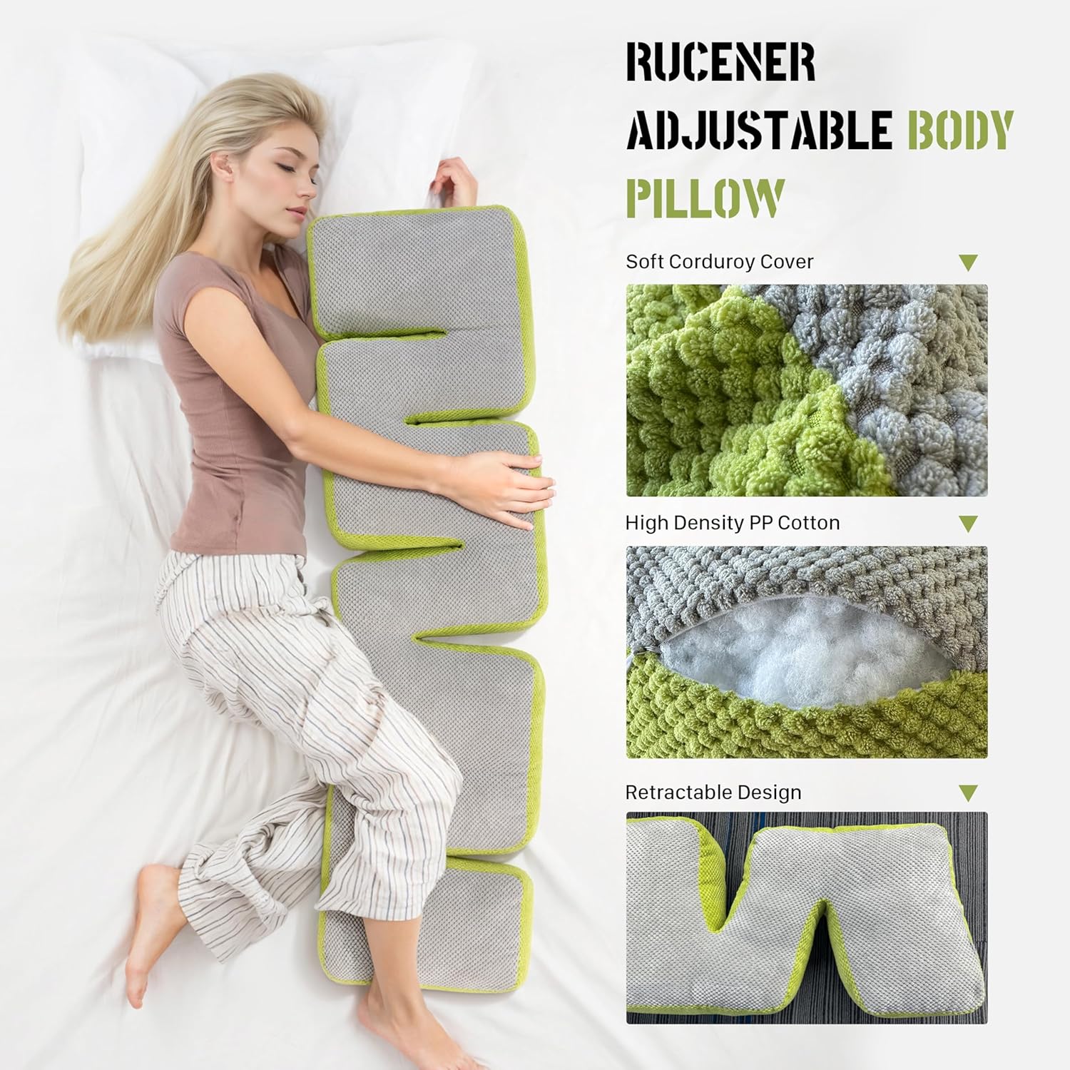 ComfySnake Stretch Headboard Pillow