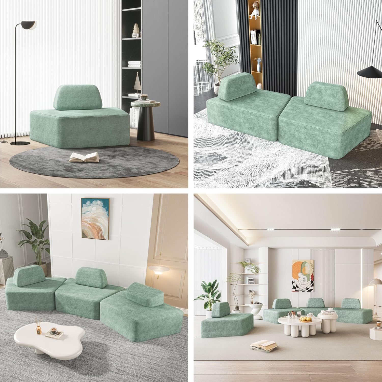 Modular Curved Sectional Sofa