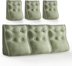 Combinable Ergonomic Bed Pillow Linen-Grass Green