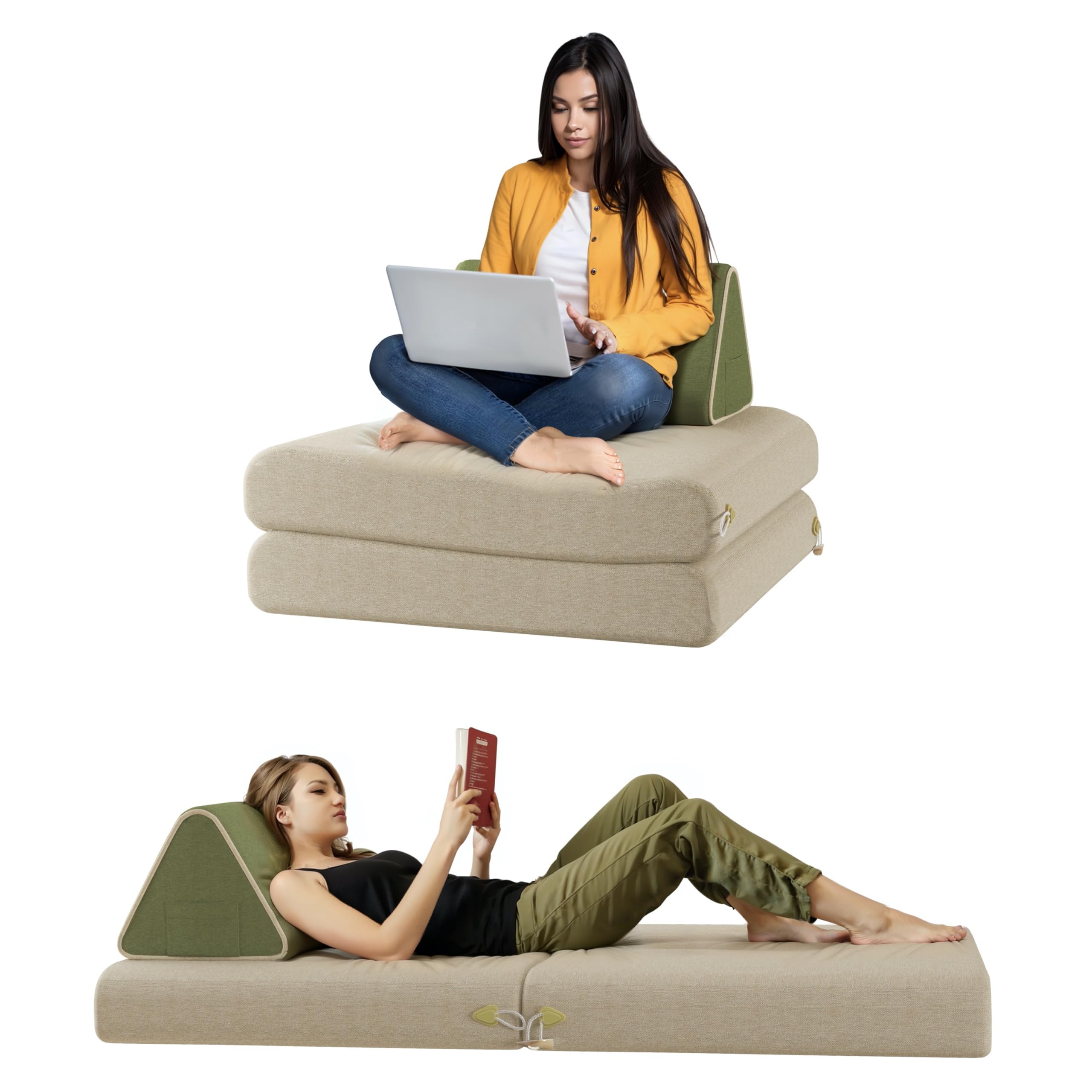 FlexiFold Adjustable Floor Sofa,36"