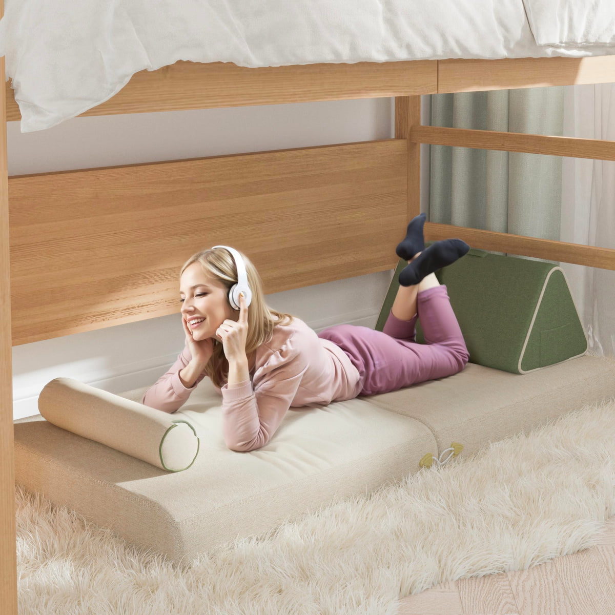 FlexiFold Adjustable Floor Sofa,36"