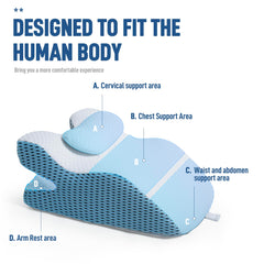 Memory Foam Back Support Pillow