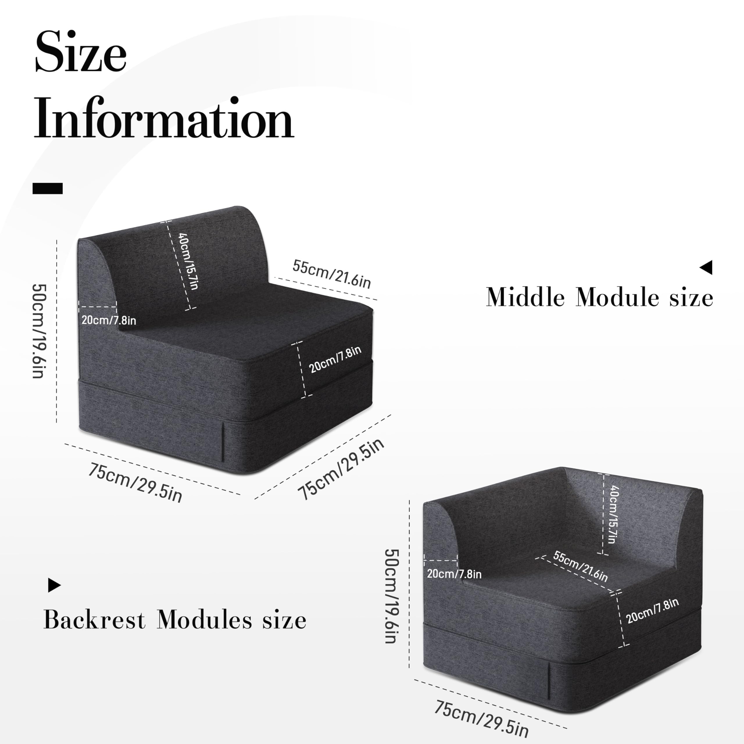 Minimalist Sofa, Corner Seat Module
