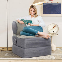 FlexiLounge Adjustable Sofa Bed, 30"