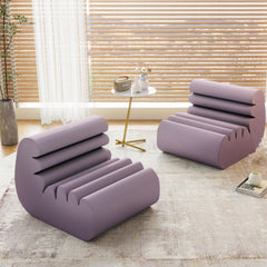 Purple Fireside Foam Bag Chair