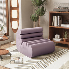 Purple Fireside Foam Bag Chair