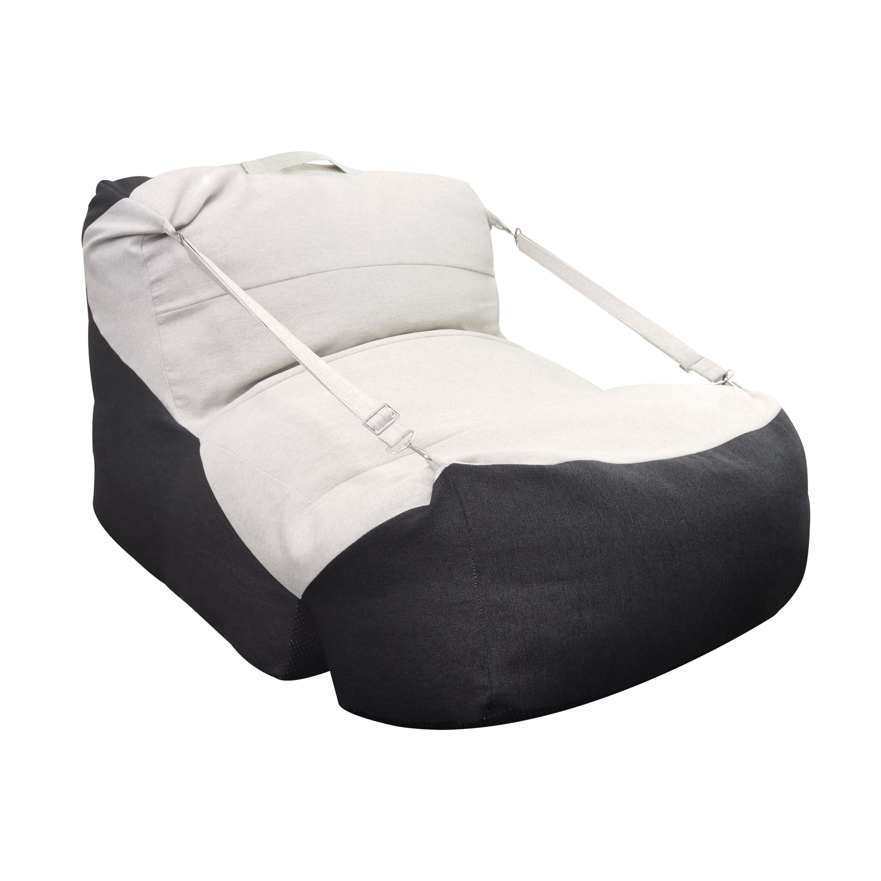 Shoe-Shaped Linen Floor Sofa