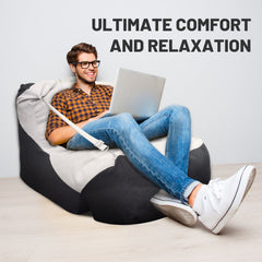 Shoe-Shaped Linen Floor Sofa