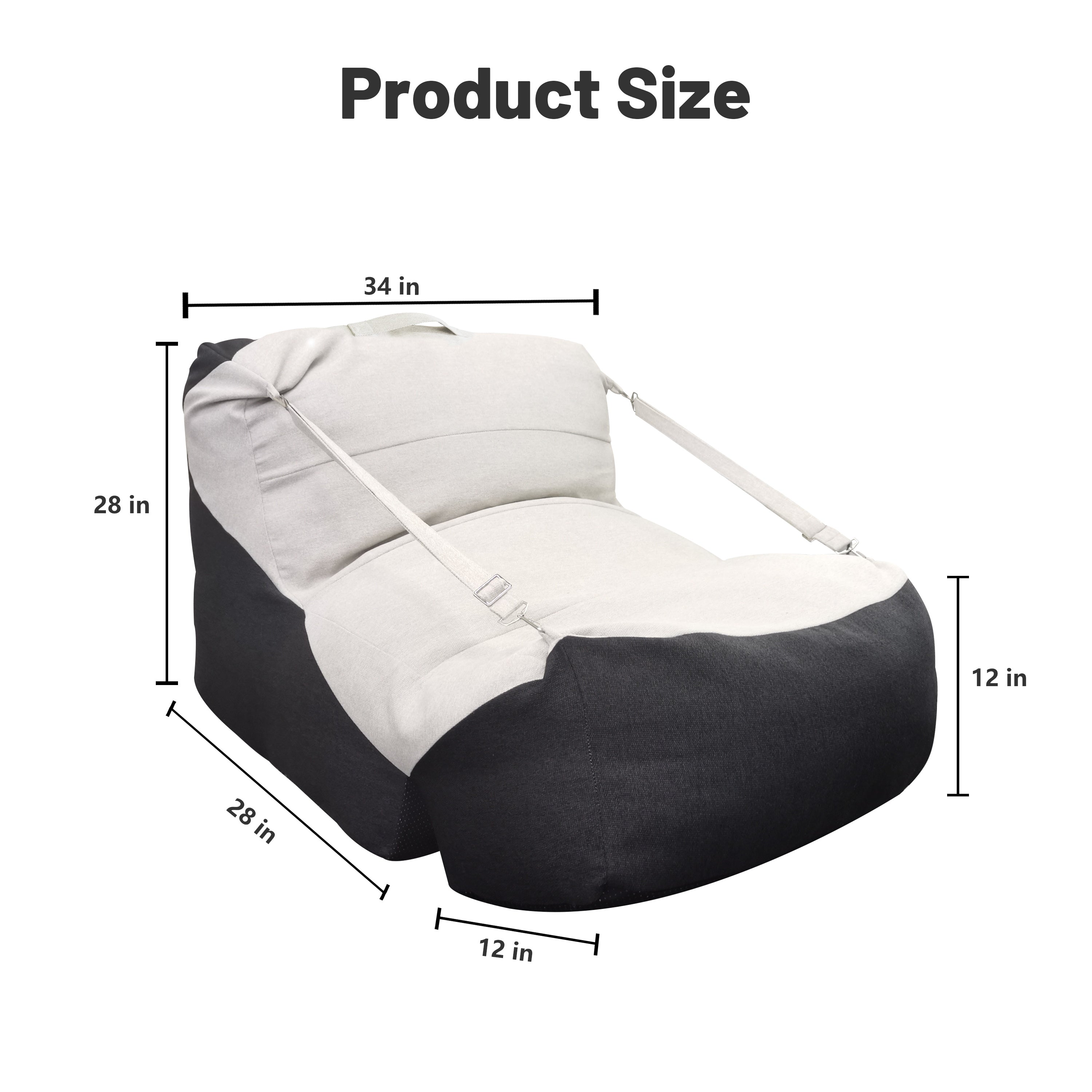 Shoe-Shaped Linen Floor Sofa