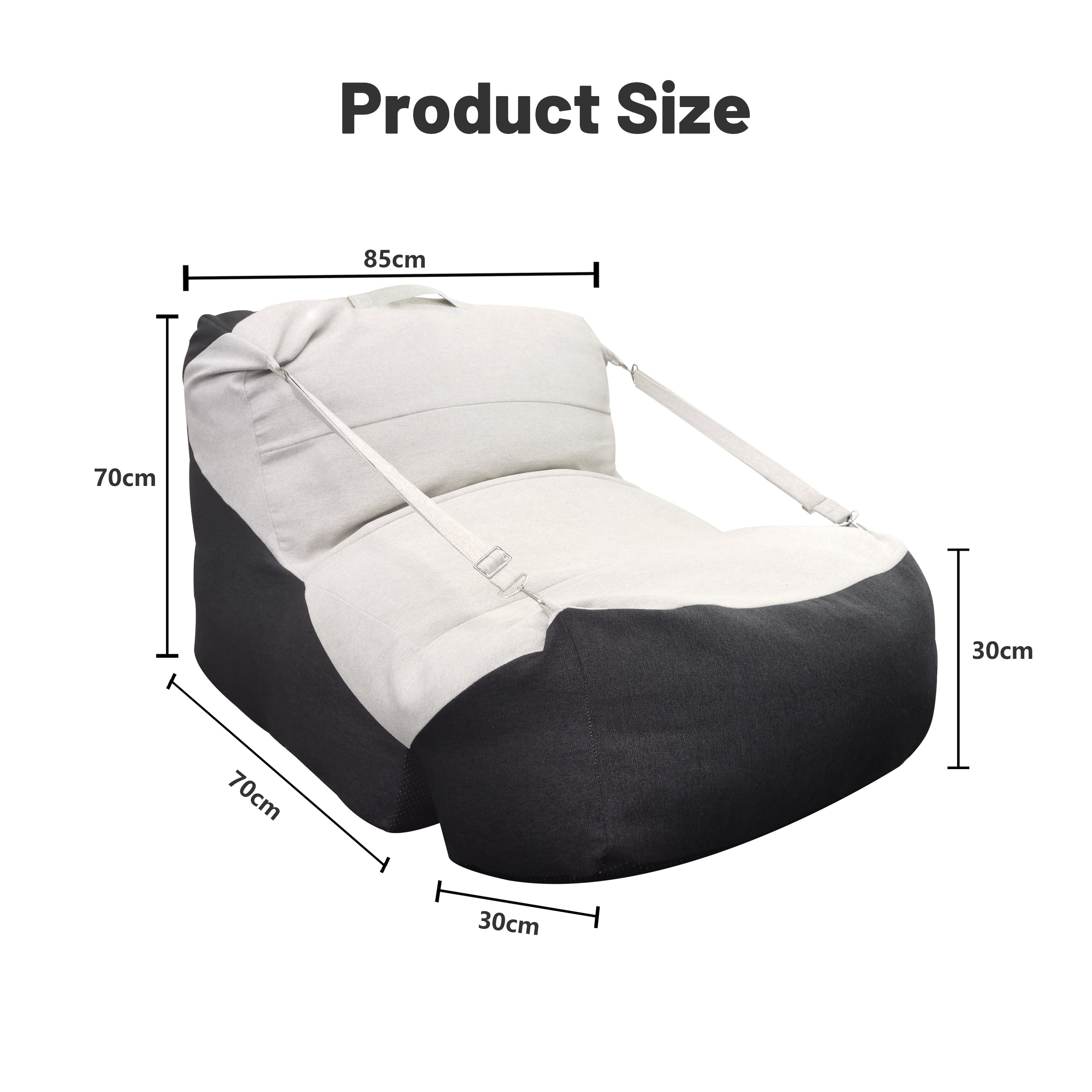 Shoe-Shaped Linen Floor Sofa