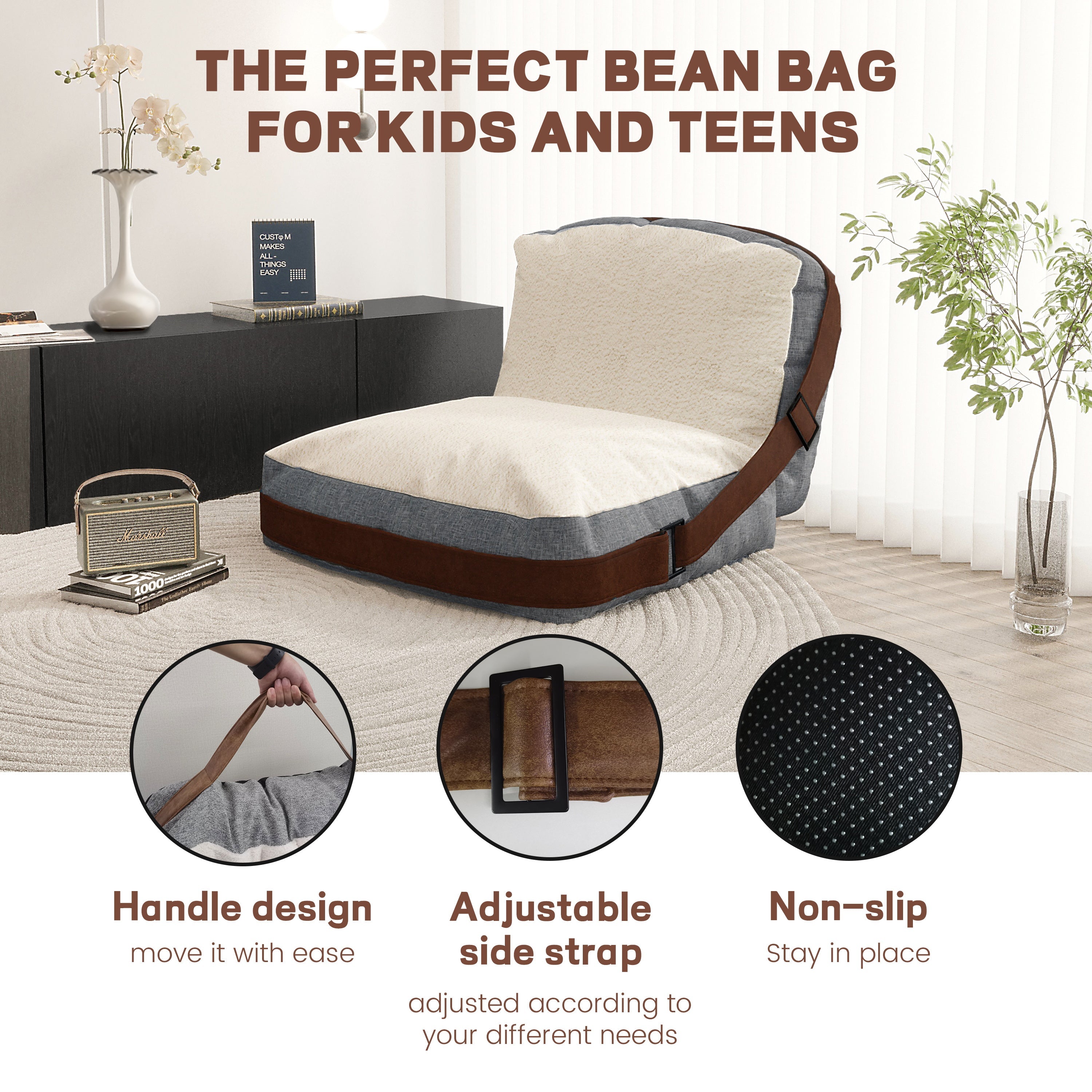 FlexiStrap Convertible Sofa Bed,39"